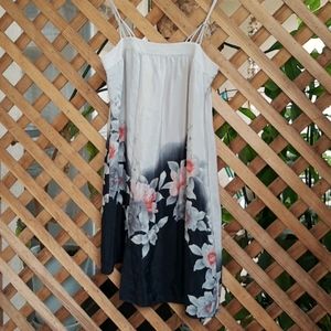 Leifsdottir Silk Crêpe de Chine Floral Dress Sz 4